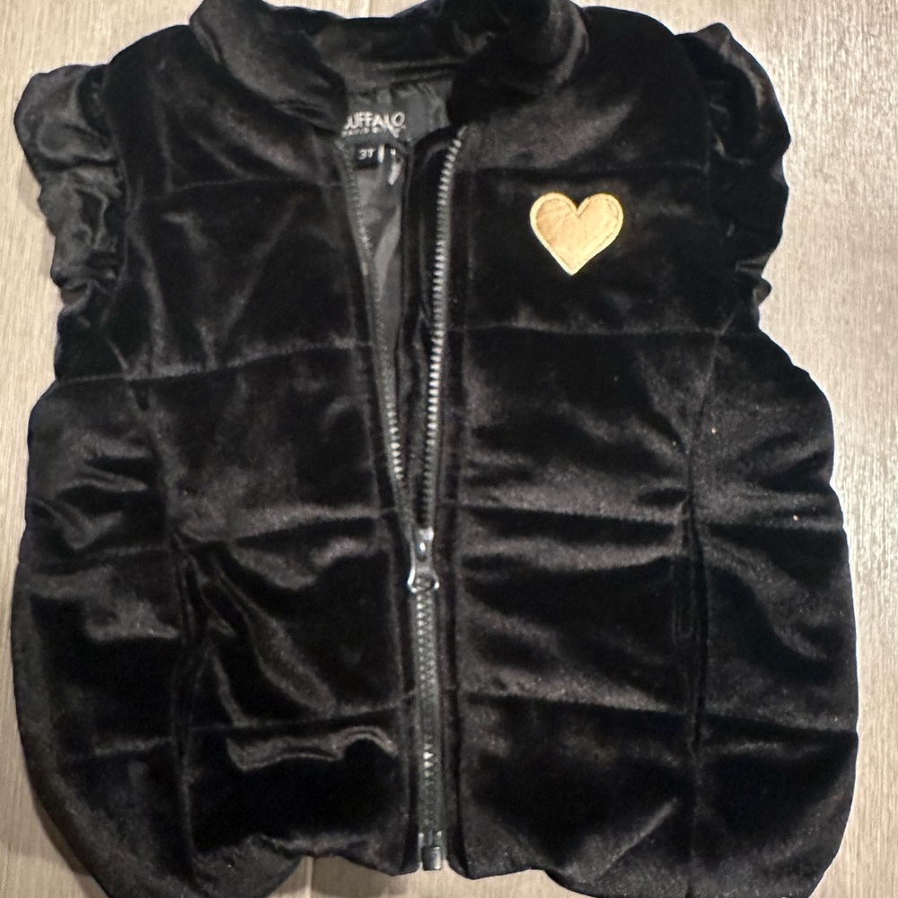 3T girls puffer vest Buffalo by David bitton